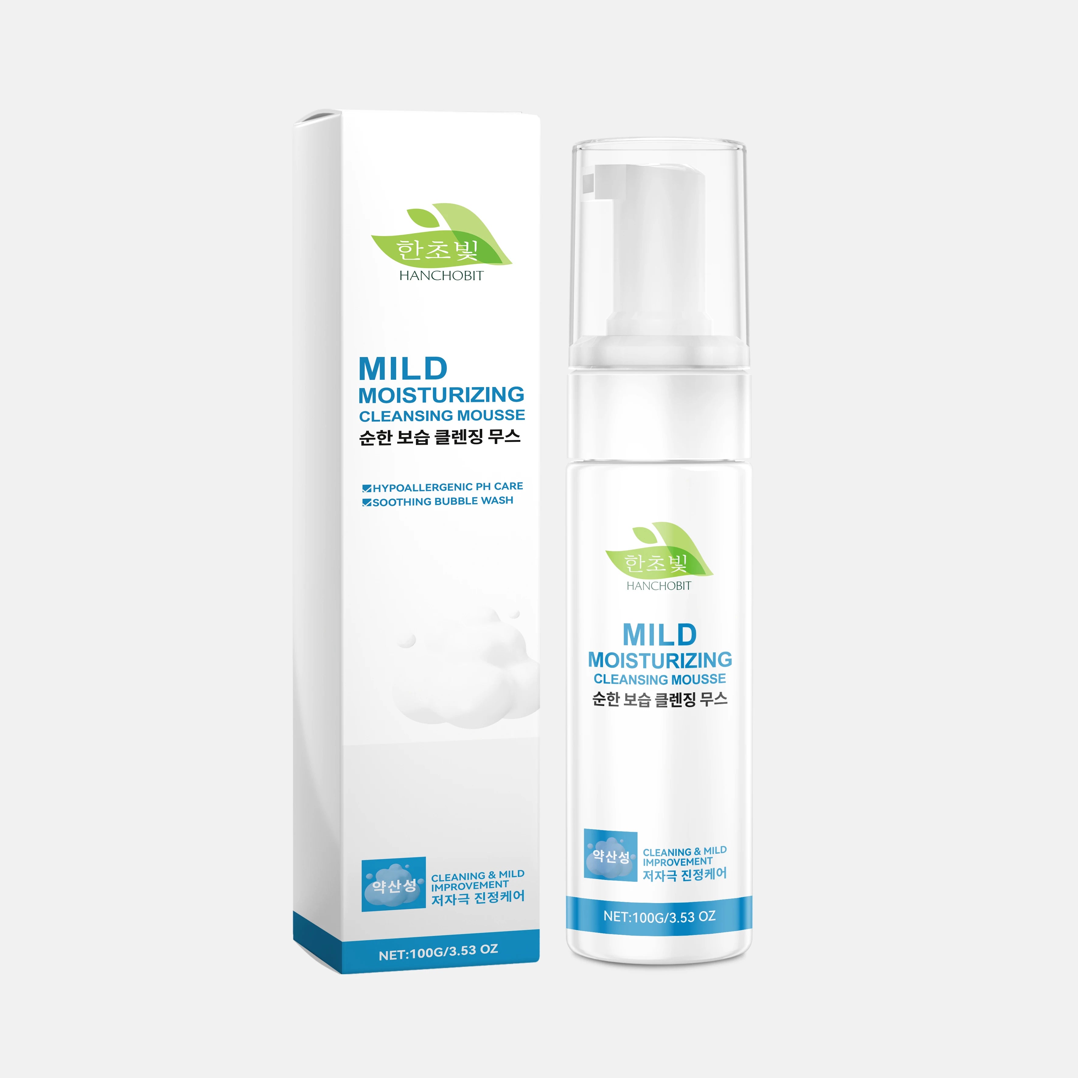 Gentle Moisturizing Cleansing Mousse Centella Face Wash Oil Control Cleansing Pores Shrinking Nourishing Repairing Foam Cleanser