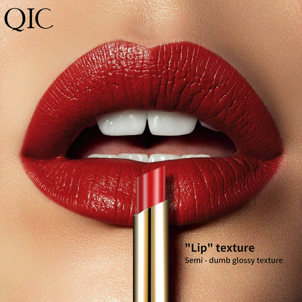 QIC Lipstick Lipliner Pen Matte Velvet Lip Liner Pencil Contour Makeup Sexy Red Lip Stick Long Lasting Cosmetics