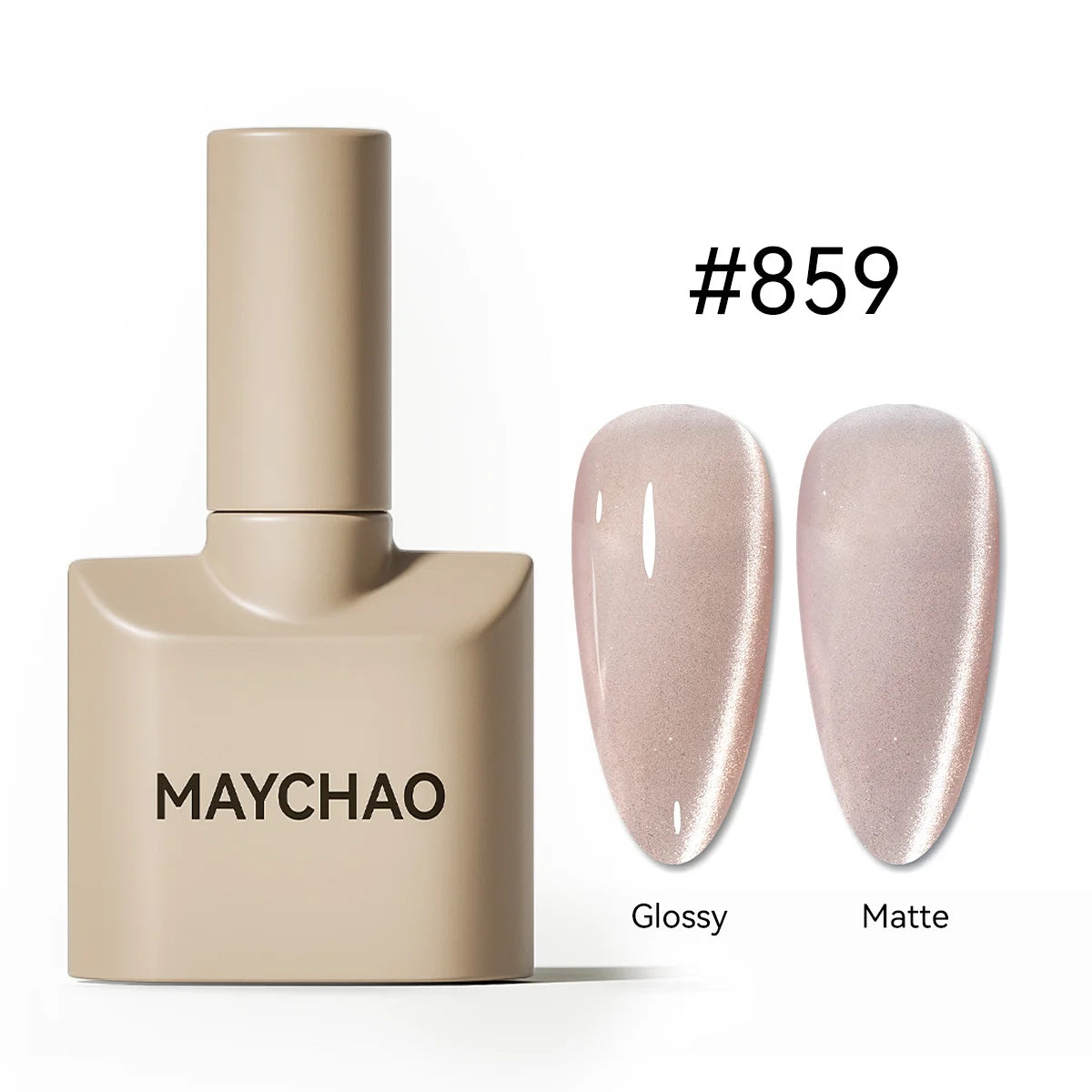 MAYCHAO 5 In 1 Cat Eye Gel Polish Magnetic Cat Nail Gel One-step Gel Polish Nail Art Varnish Multi-use Nail Polish UV LED Gel