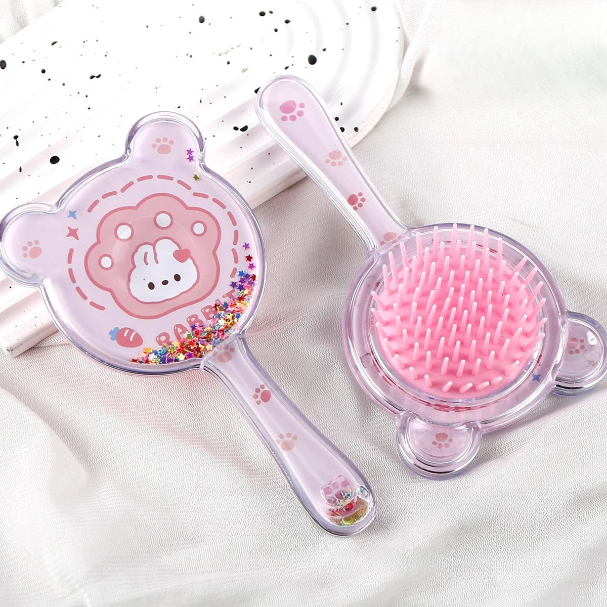 Cartoon Animal Baby Combs High Quality Anti-knot Hair Massager Kids Hair Brushes Hairdressing Comb for Children Adult Hair Care