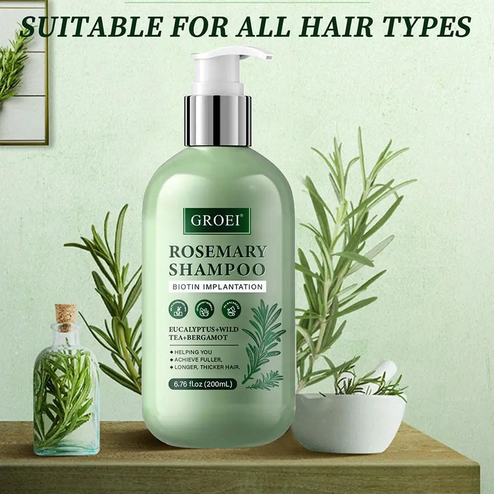 Rosemary Active Nutritional Fortification Shampoo And Hair Conditioner 200ml Formula Gentle Nourishing And Cleansing Scalp