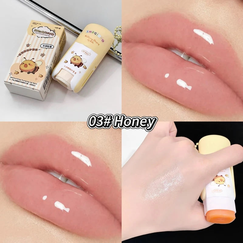 SHAQINUO Lip Balm 9g Moisturizing Deep Hydrating Anti-Dry Crack Repair Lip Lines Student Colorless Lip Care