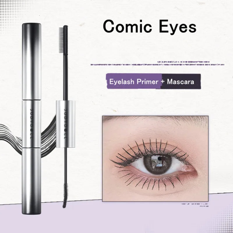 Judydoll Steel Tube Mascara Eyelash Primer Non-Smudge Waterproof Dense Curl Manga Eyes Lash Extension Enlarge Eyes Applicator