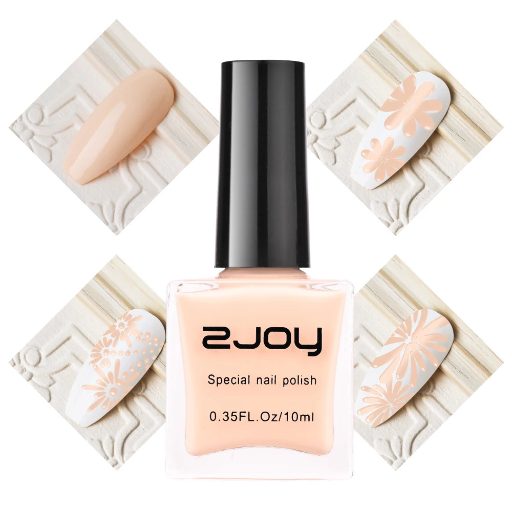 10ML Stamping Nail Polish Colorful Nail Printing UV Gel Varnish Soak Off Oil Stamp for Nails Hybrid Fast Dry Nail Polish Lacquer
