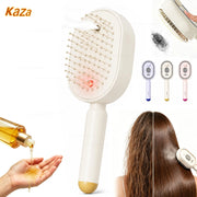 Electric Spray Hair Brush Rechargeable Water Spray Hair Brush Anti-Static Hair Brush Reduce Frizz Electric Steam Massage Comb