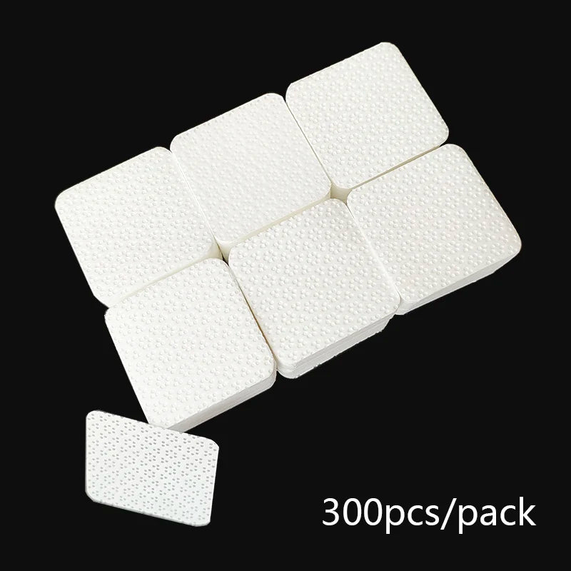 Lint Free Nail Wipes 300/200/100pcs Nail Supplies Nail Polish Remover Wipes Absorbent Soft Removal Tool for Nail Art