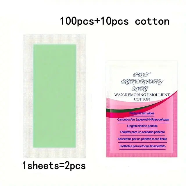 10/20/30/50 Pcs Depilatory Wax Strips For Hair Removal Wax Paper Cold Wax Strips Paper For Face Neck Arm Leg Body Beauty Tools