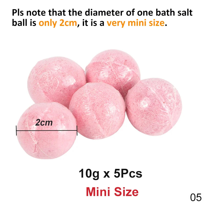 Bath  Pack Gift Set Bath Salt Balls Essential Oil Bath s for Moisturizing Skin Fizzy Spa Bath Bubble  Aromatic Odor