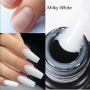 Milky White Quick Extension Gel Nail Polish Nude Pink Construct Hard Gel Semi Permanent Acrylic Extension Varnish Nail Supplies