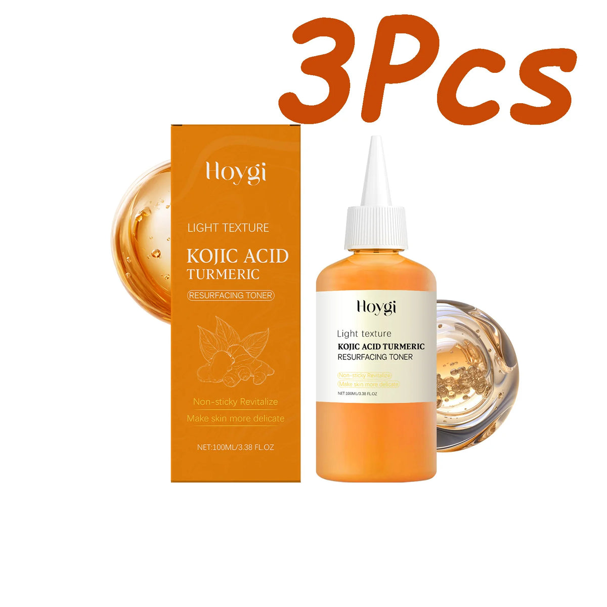 Brightening Kojic Acid Turmeric Toner Soothing Hydrating Pore Minimizing Oil Control Reduce Dullness Refreshing Facial Skin Care