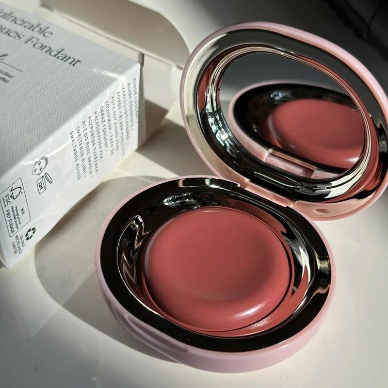 Rare Beauty Rose Neutral Mauve Blush Powder Portable Makeup Liquid Blush Moisturizing Dual-use Waterproof Lip Gloss Plump Smooth