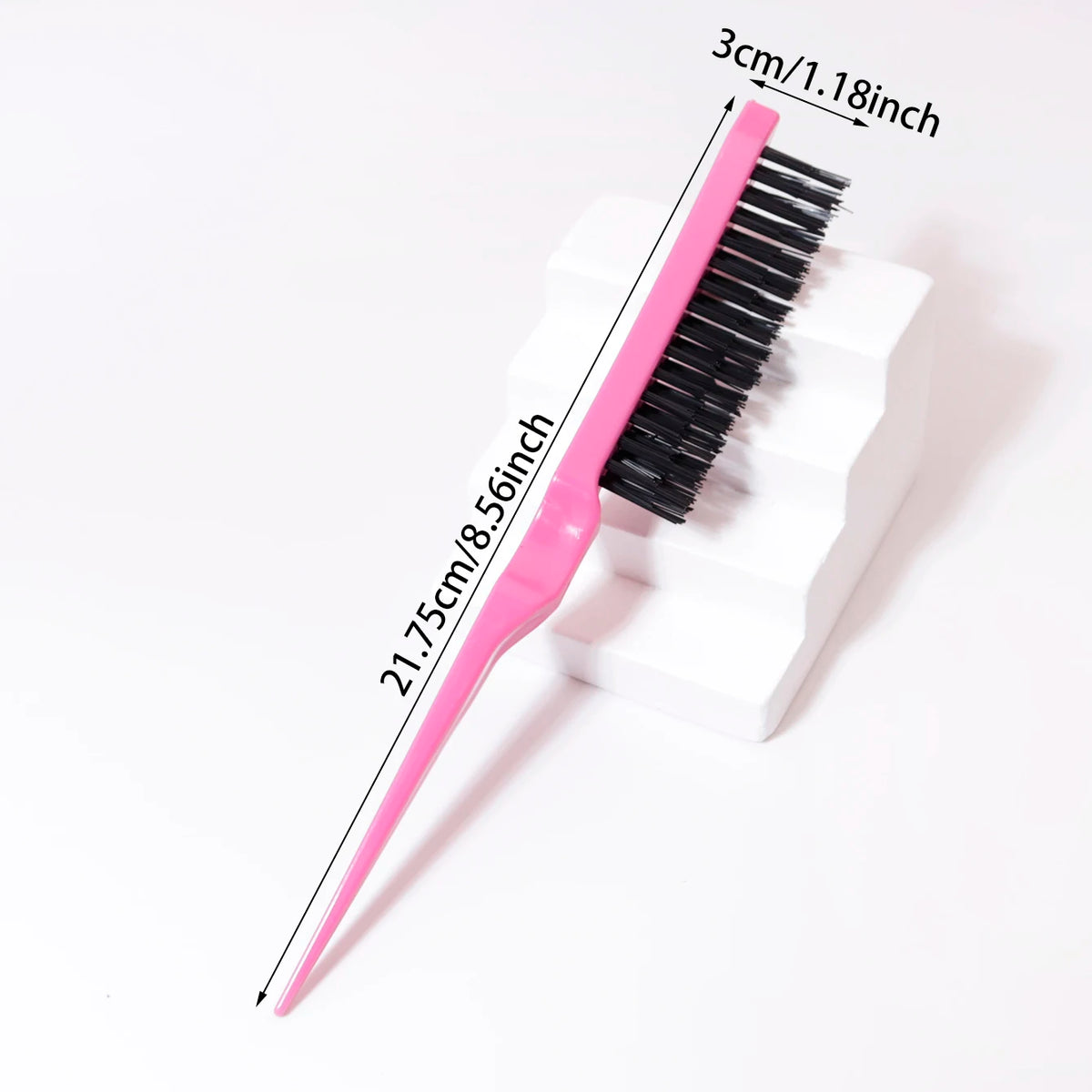 1/7Pcs Rat Tail Brush，for Back Combing, Root Volumizing, and Scalp Massage，Hair Styling Tool，Special for real hair wigs