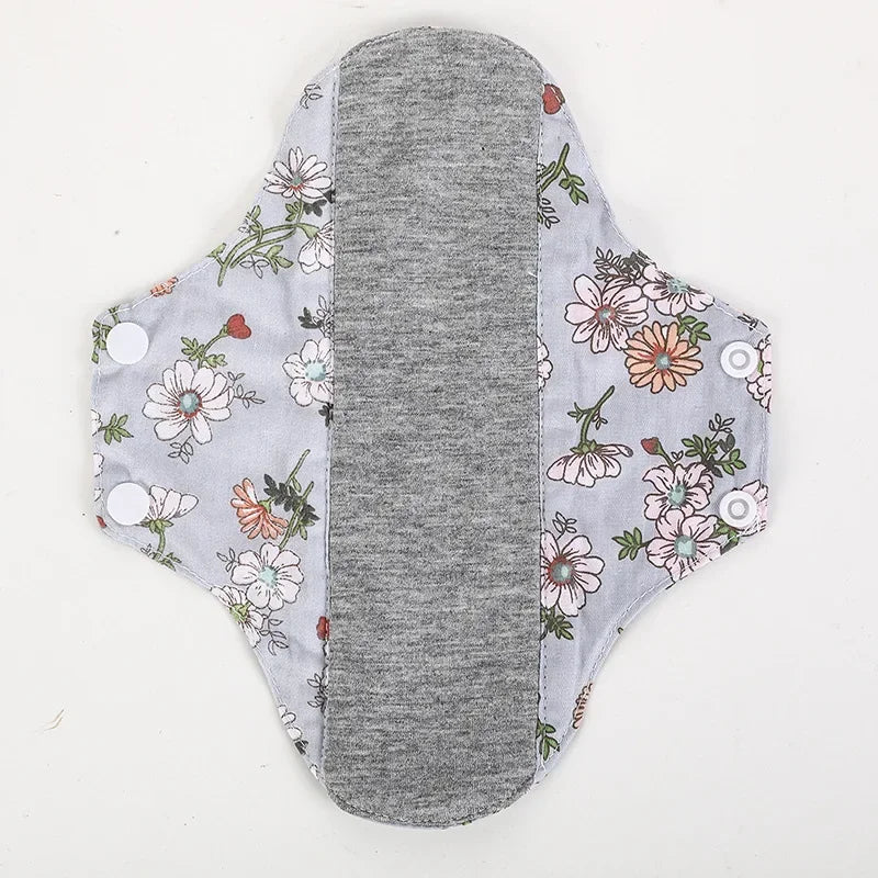 Graphene Cotton Antibacterial Pad, Pure Cotton Washable Sanitary Napkin, Leak Proof and Urine Proof Underwear Pad, Reusable