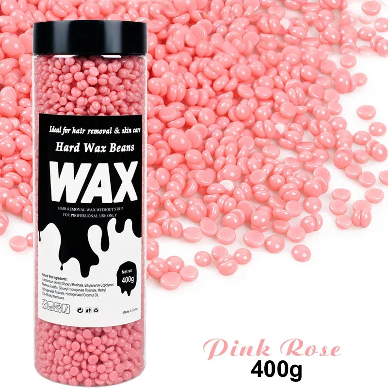 200g/400g Canning Hard Wax Beans For Men And Women Body Hair Removal Depilatory Wax For Wax Heater Kit For Wax Heater Machine
