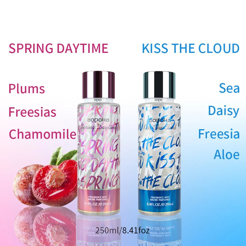 Victoria 250ml Perfume For Women Body Spray Sea Aloe Fressia Lasting Fragrance Mist Girl Perfumes Floral Fruity Secret Perfume