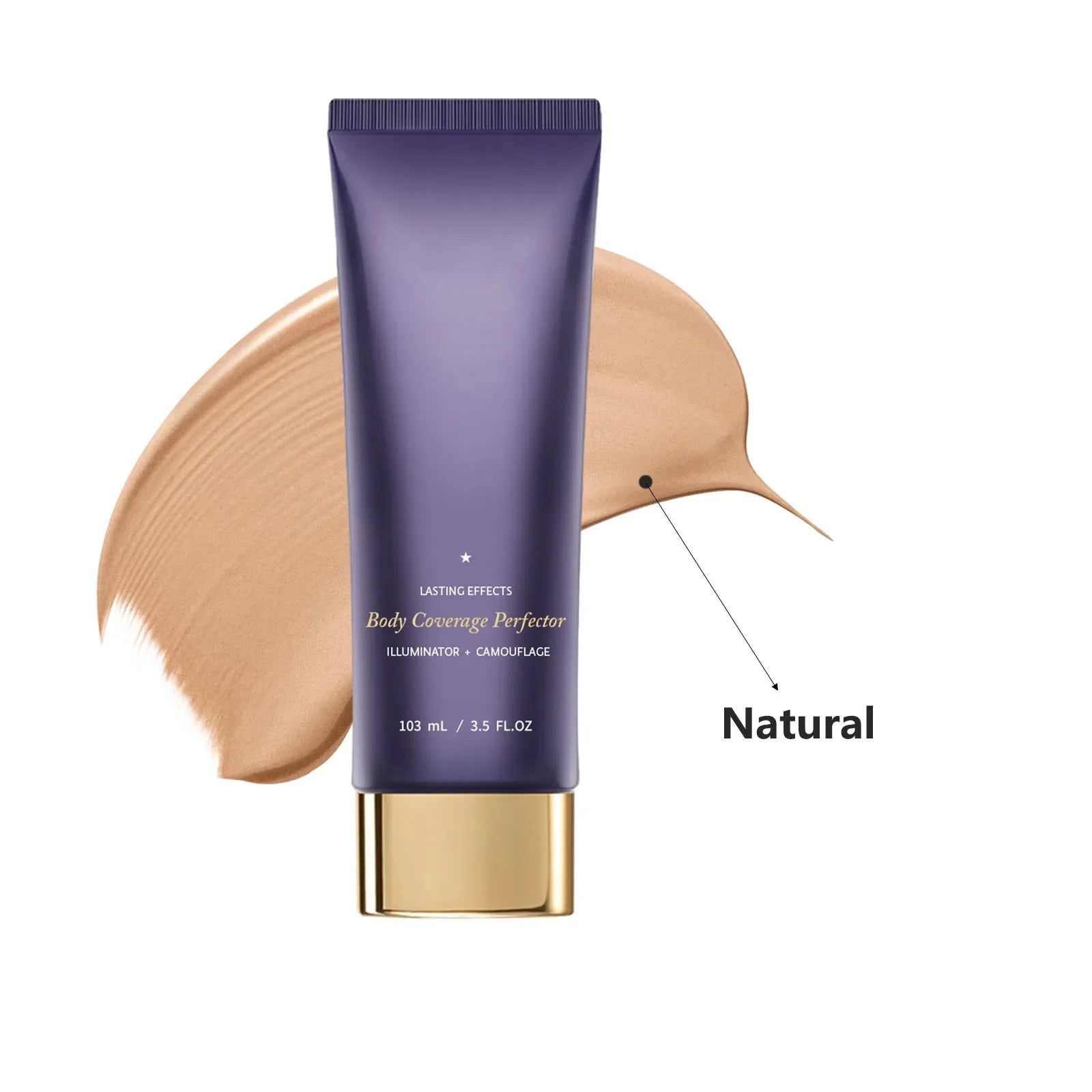 Waterproof Body Foundation 103ml - Neutral/Warm/Deep/Golden Shades. Full Coverage Dark Spot Concealer for Face, Arms & Legs.