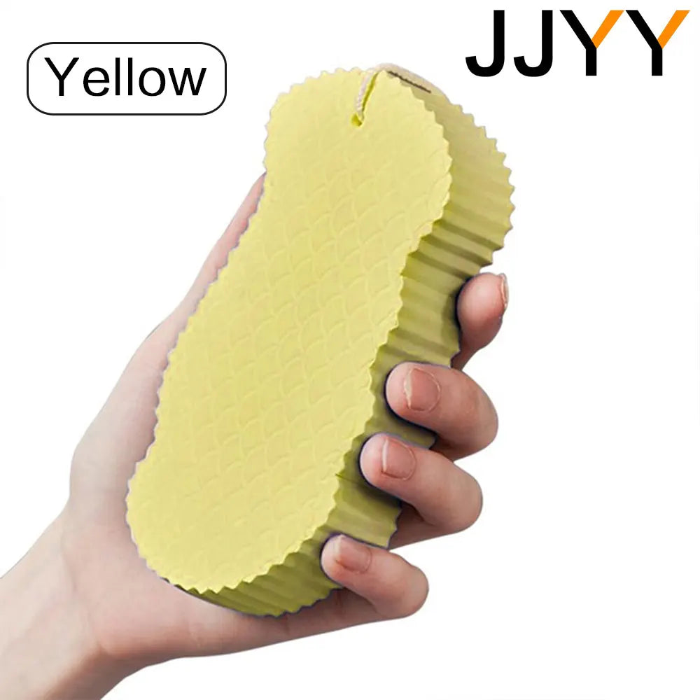 JJYY 1PC 3D Magic Sponge Children's Bath Sponge Body Peeling Dead Skin Exfoliating Massager Cleaning Bath Brush Exfoliating