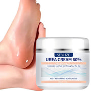 SEYHZE Urea 60% + Salicylic Acid 2% Foot Cream for Dry Rough Skin with Tea Tree Oil Aloe Butter Oil Glycerin Hyaluronic Acid Dee