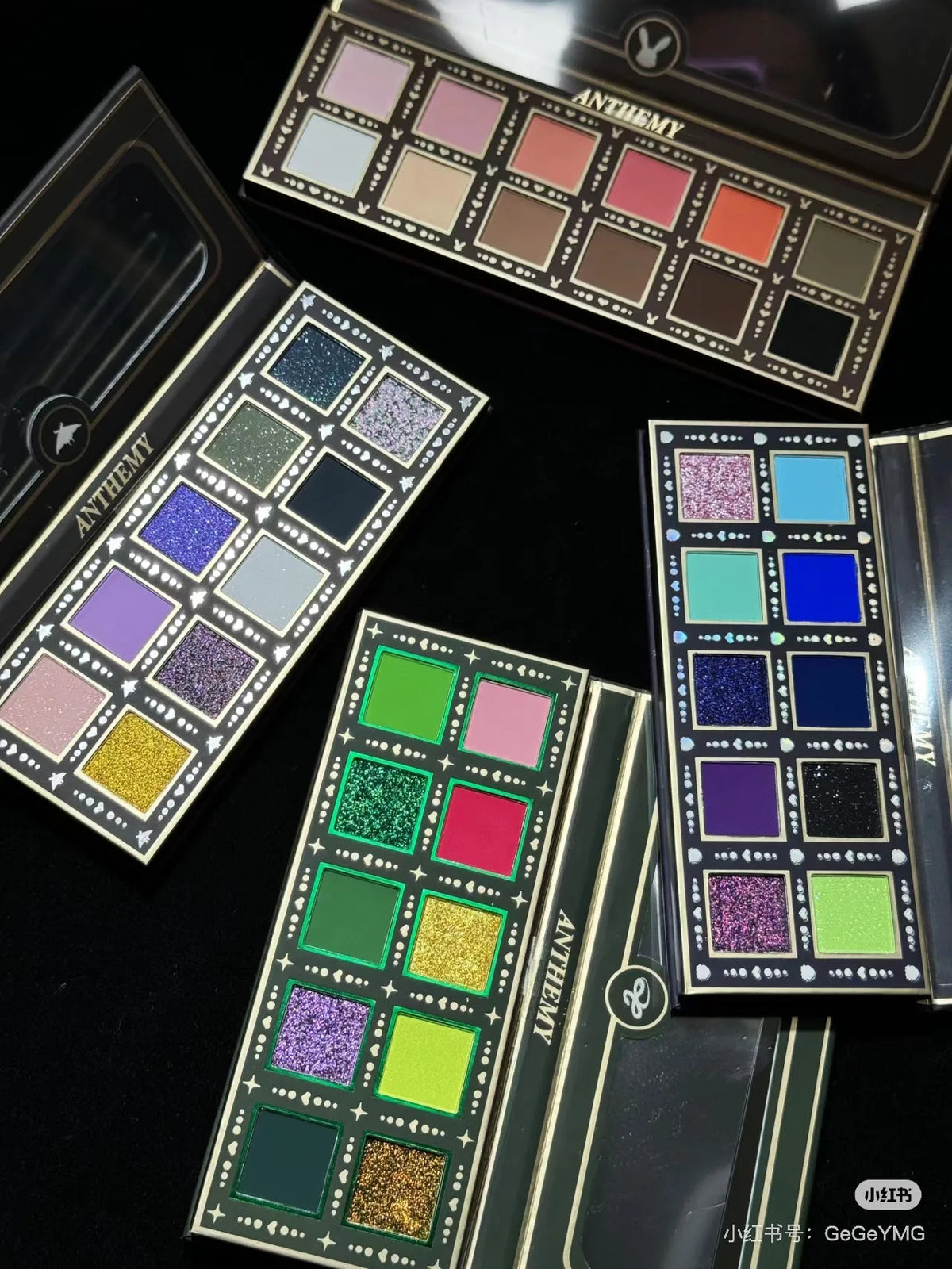 Anthemy 10 Color Eyeshadow Palette Matte Shimmer Chameleon Waterproof Long-Lasting Pearly Shiny Metal Eye Shadow Palette Make-up