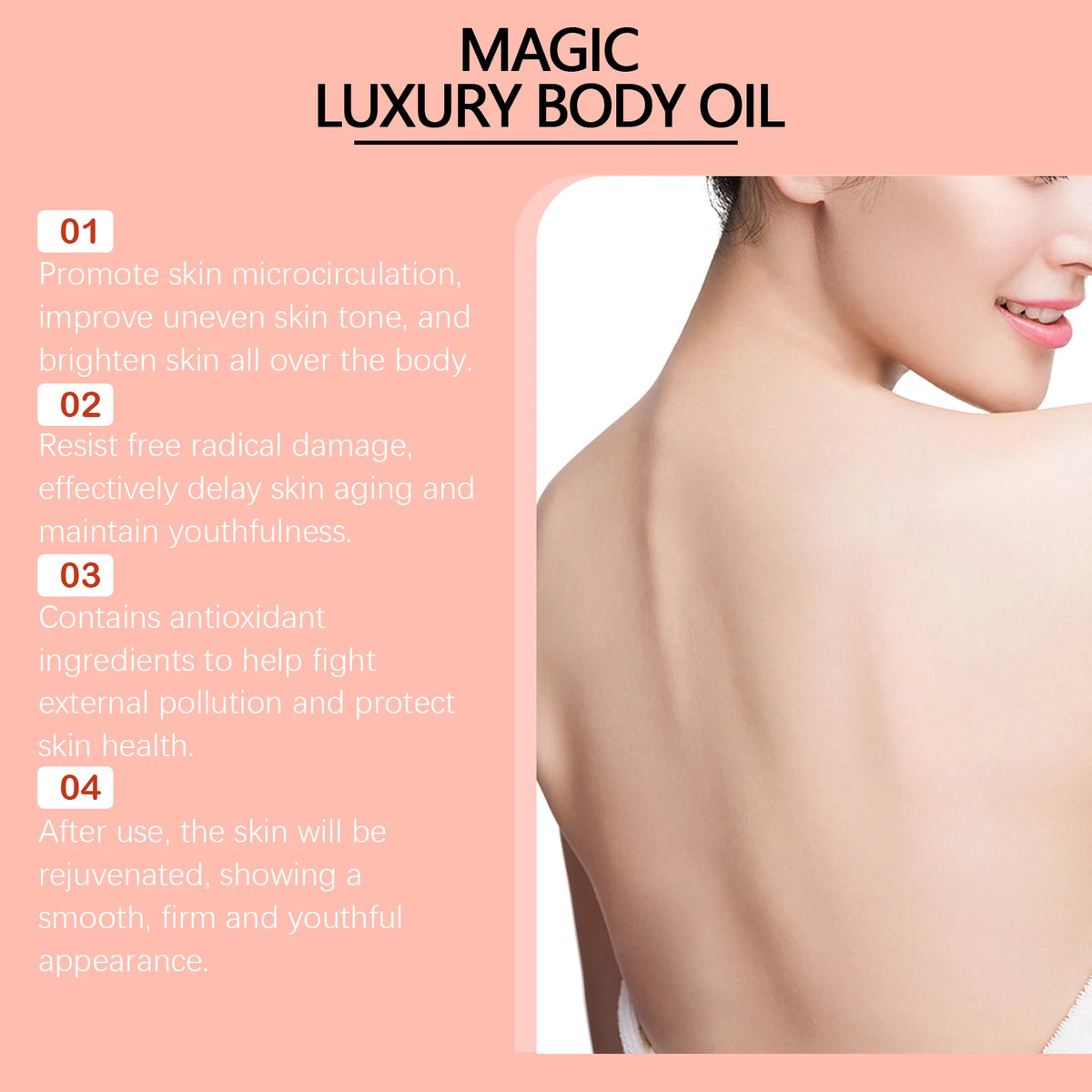 West Month Body Tightening Moisturizing Oil and Moisturizing Oil Moisturize Soft and Tightening Skin Daily Care Nourishing Oil