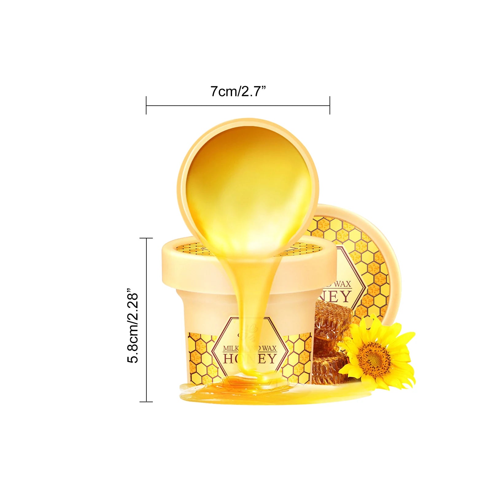 Milk Honey Hand Wax Brightening Moisturizing Repair Exfoliating Peel Off Mask Dead Skin Removal for Soft Smooth Hands Care