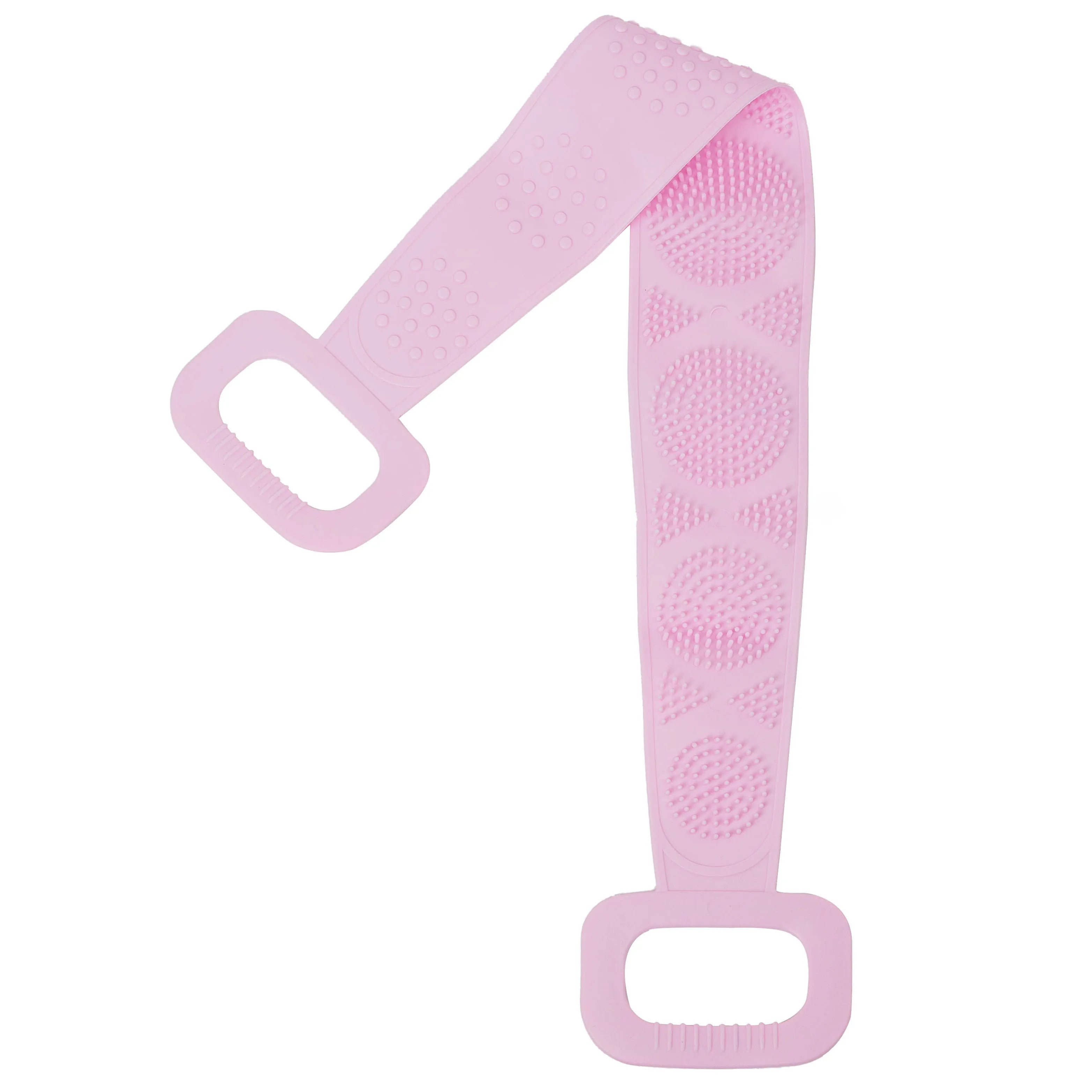 Body Silicone Brush Scrub Body Exfoliating Sponge Brush Bathroom Shower Back Brush Bath Scrub Clean Tool Stain Removal Bath Belt