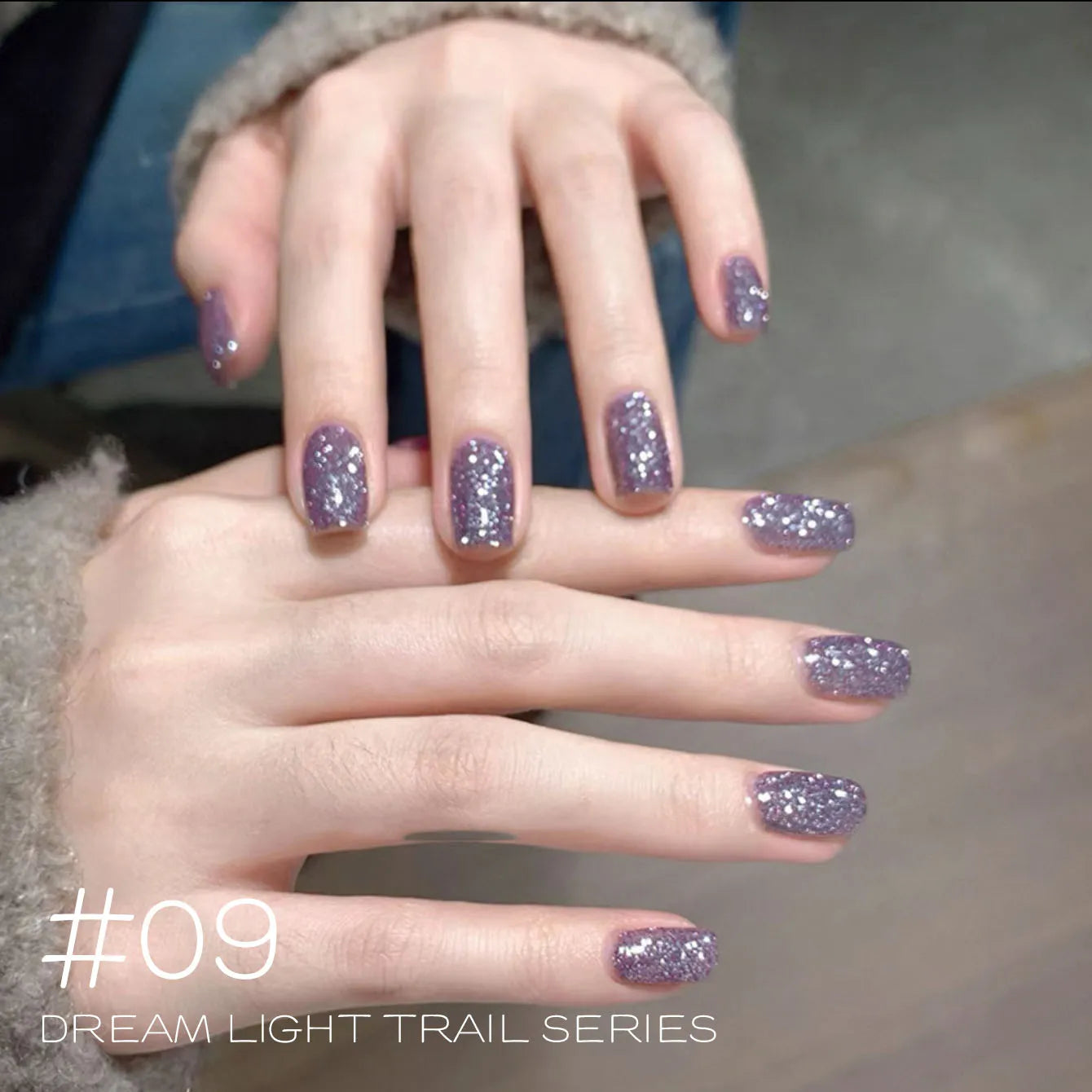 MIANEL 12ML Rock Sugar Crushed Diamond Gel Nail Polish Pink Glitter Nail Polish Top Selling Pink Nails Summer Nails 1-12pcs