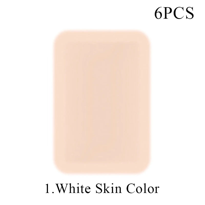 6 Pcs Tattoo Scar Flaw Concealing Tapes Waterproof Tattoo Film Ultra Thin Patch Tattoo Scar Patches Birthmark Concealing Sticker