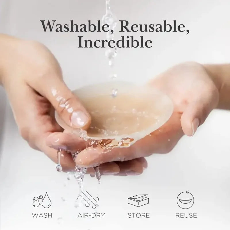 Fashion Silicone Nipple Cover Lift Up Bra Sticker Adhesive Invisible Bras Chest Patch for Women Reusable Chest Breast Petals Pad