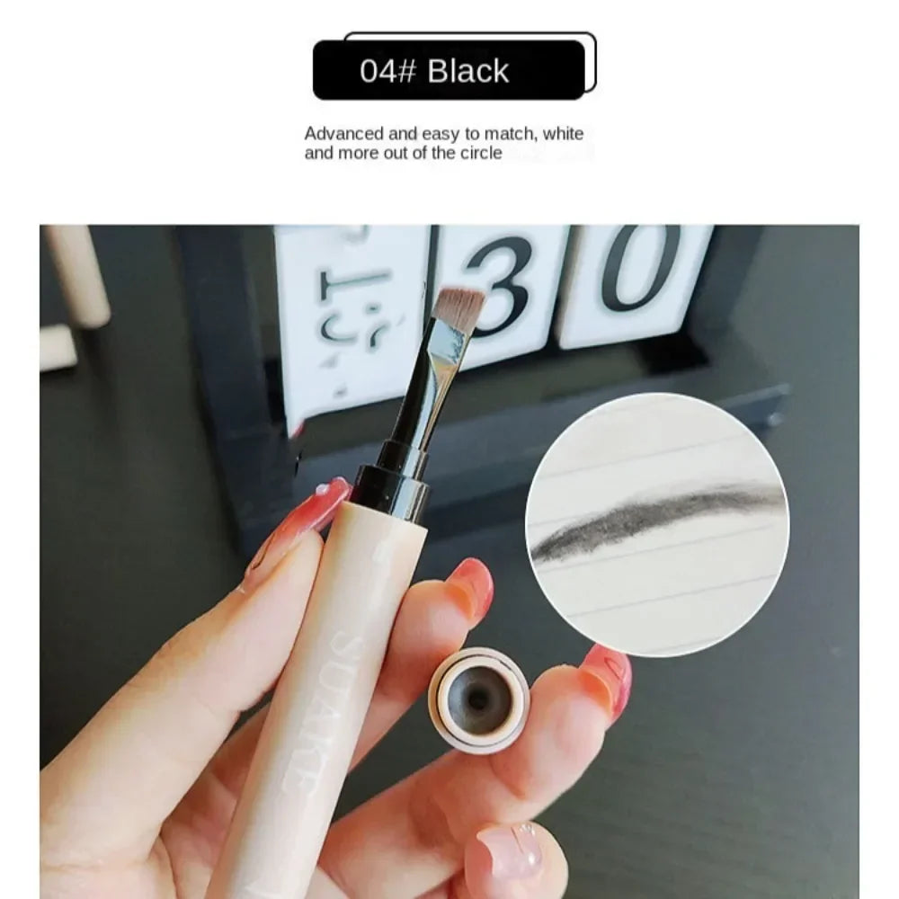 Waterproof Eyebrow Pencil Applicator Brow Pomade 3D Longlasting Eyebrow Gel Tint Quick-drying Natural Wild Eyebrow Eye Makeup