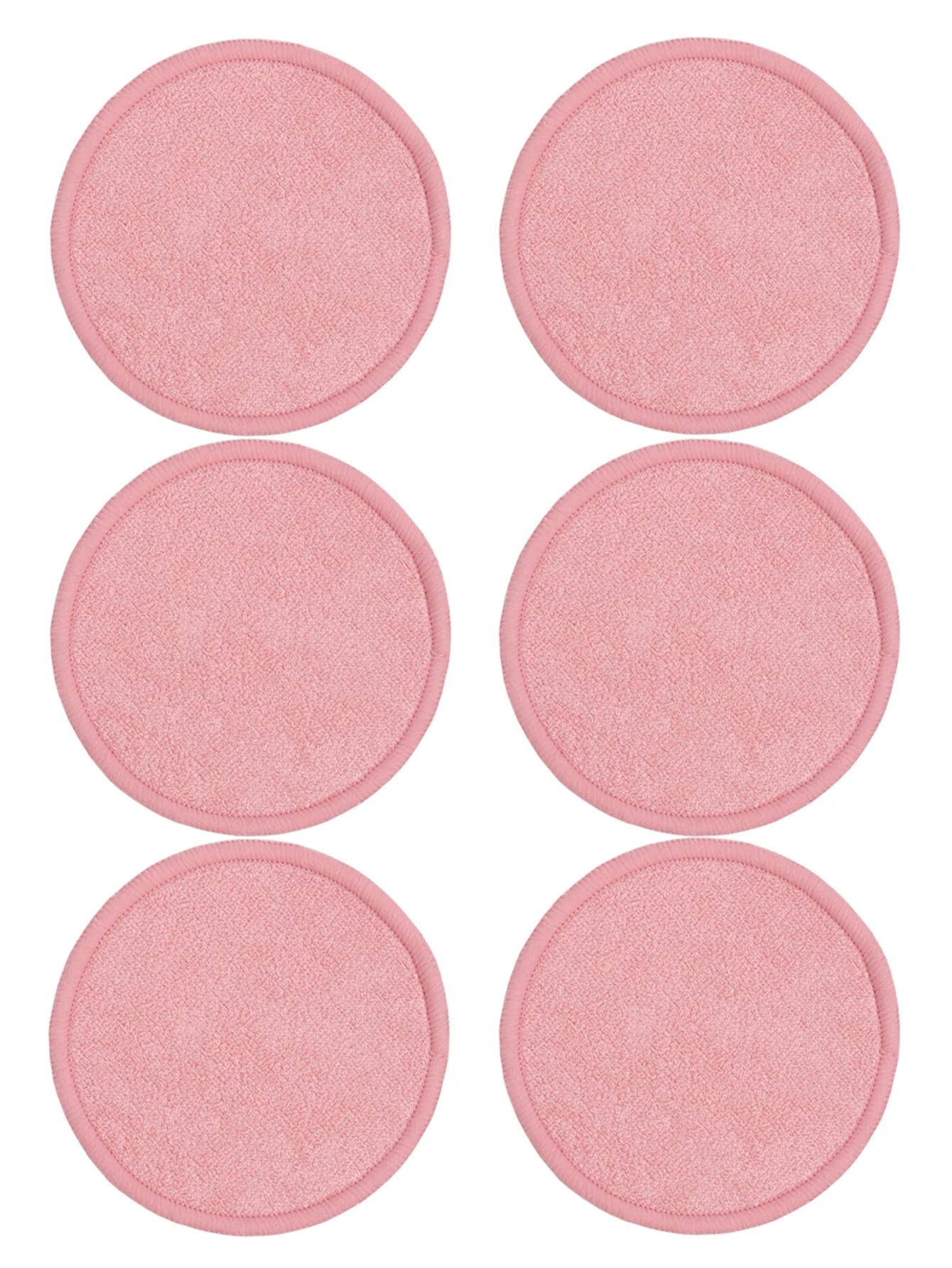 Bamboo Fiber Makeup Remover Pads Are Packed in 6/12/24 Pieces They Are Made from a Mixture of Fibers Extracted from Natural Bamboo.