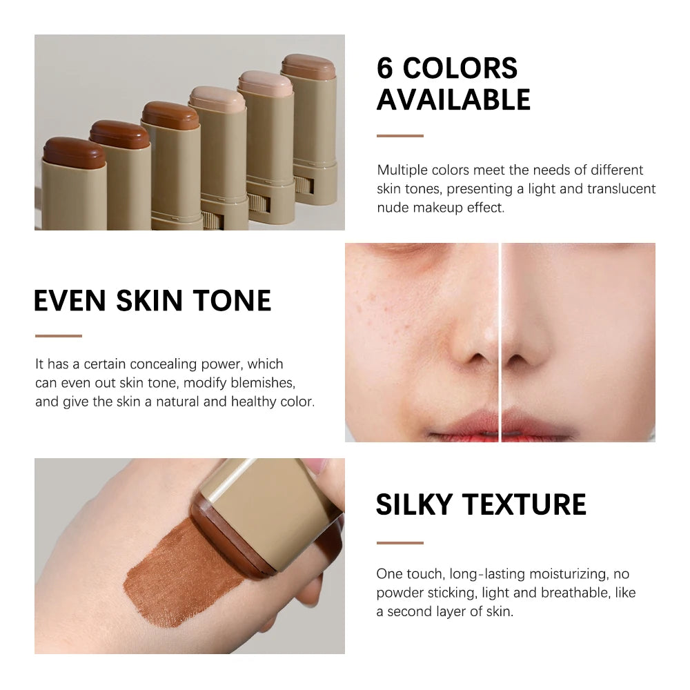Lakerain Solid Tinted Moisturizing SerumB, Weightless, Breathable, Second-Skin Feel, Beauty Balm Serum Boosted Skin Tint Makeup