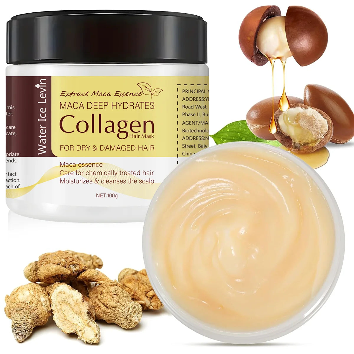 Magic Hair Mask, Contains Collagen and Keratin - Deeply Nourishes Hair with Coconut Oil - Intensely Moisturizes and Hydrates - Repairs Fine, Thin, Fragile, Dry, and Damaged Hair