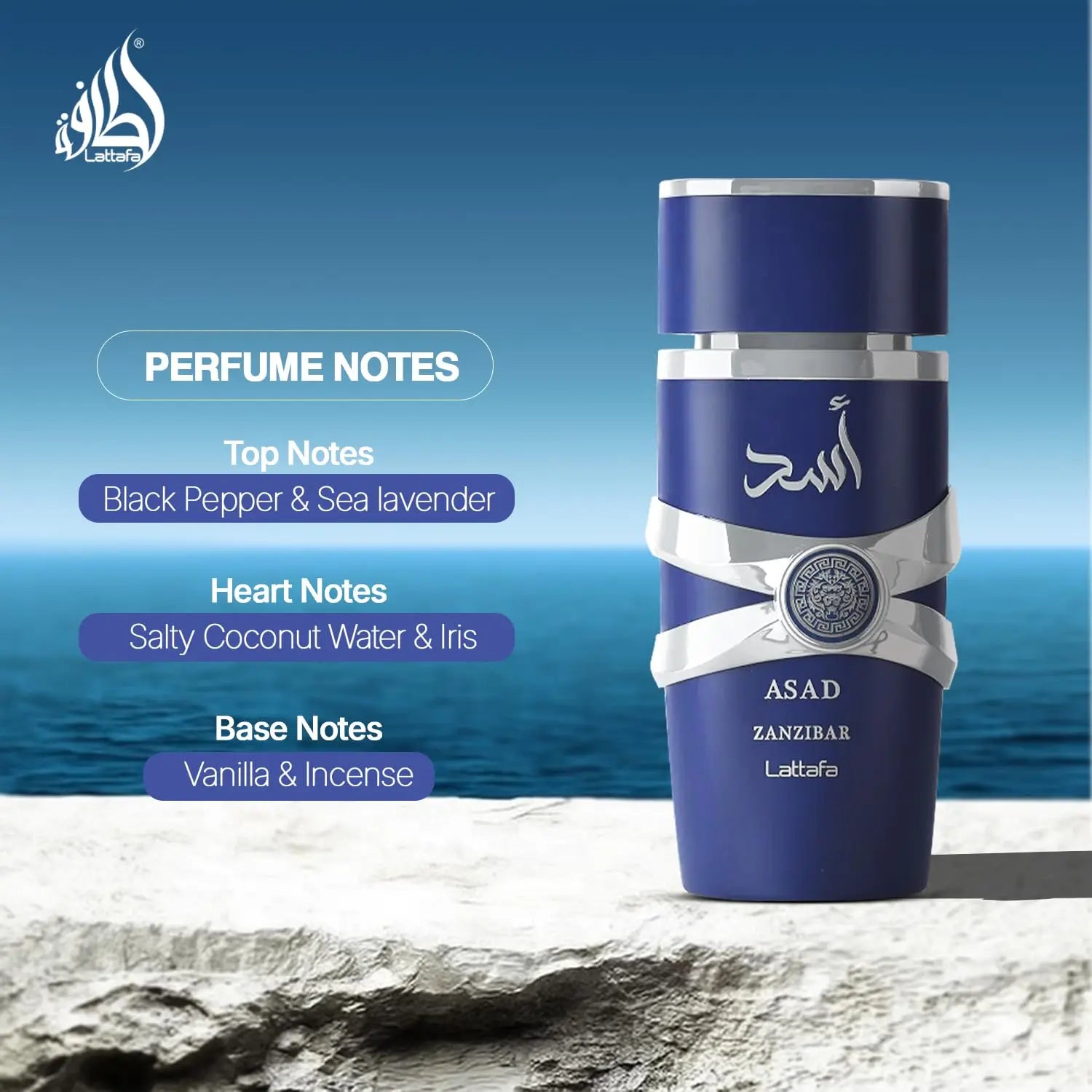 Fresh Spicy Men’s Perfume – Coconut Vanilla Blend with Long-Lasting Smooth Fragrance (100ml)