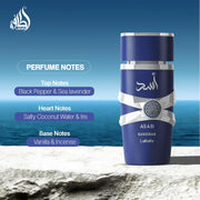 Fresh Spicy Men’s Perfume – Coconut Vanilla Blend with Long-Lasting Smooth Fragrance (100ml)