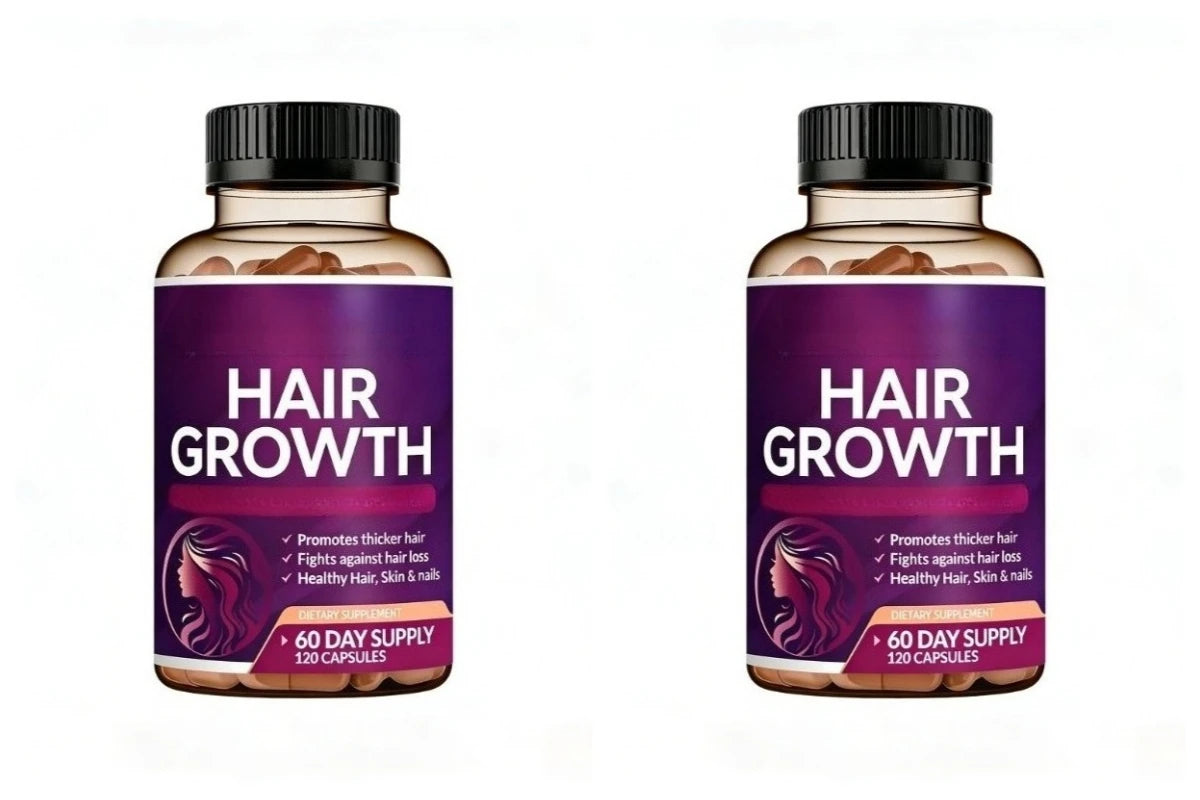 Biotin Collagen Hair Growth Supplement with Vitamins A C D3 E B12 Zinc Supports hair wellness appearance for Women