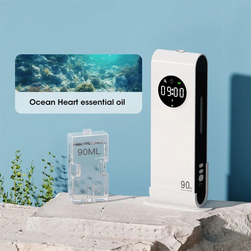 Automatic Sensor Aromatherapy Machine with Night Light Rechargeable Home Fragrance Aromatherapy Essential Oil Diffuser Scent