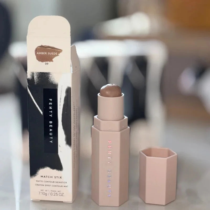 Fenty Beauty Powder Highlighter Contour Palette Long-lasting Shimmer Easy to Blend for All Skin Tones Natural Face Cosmetics
