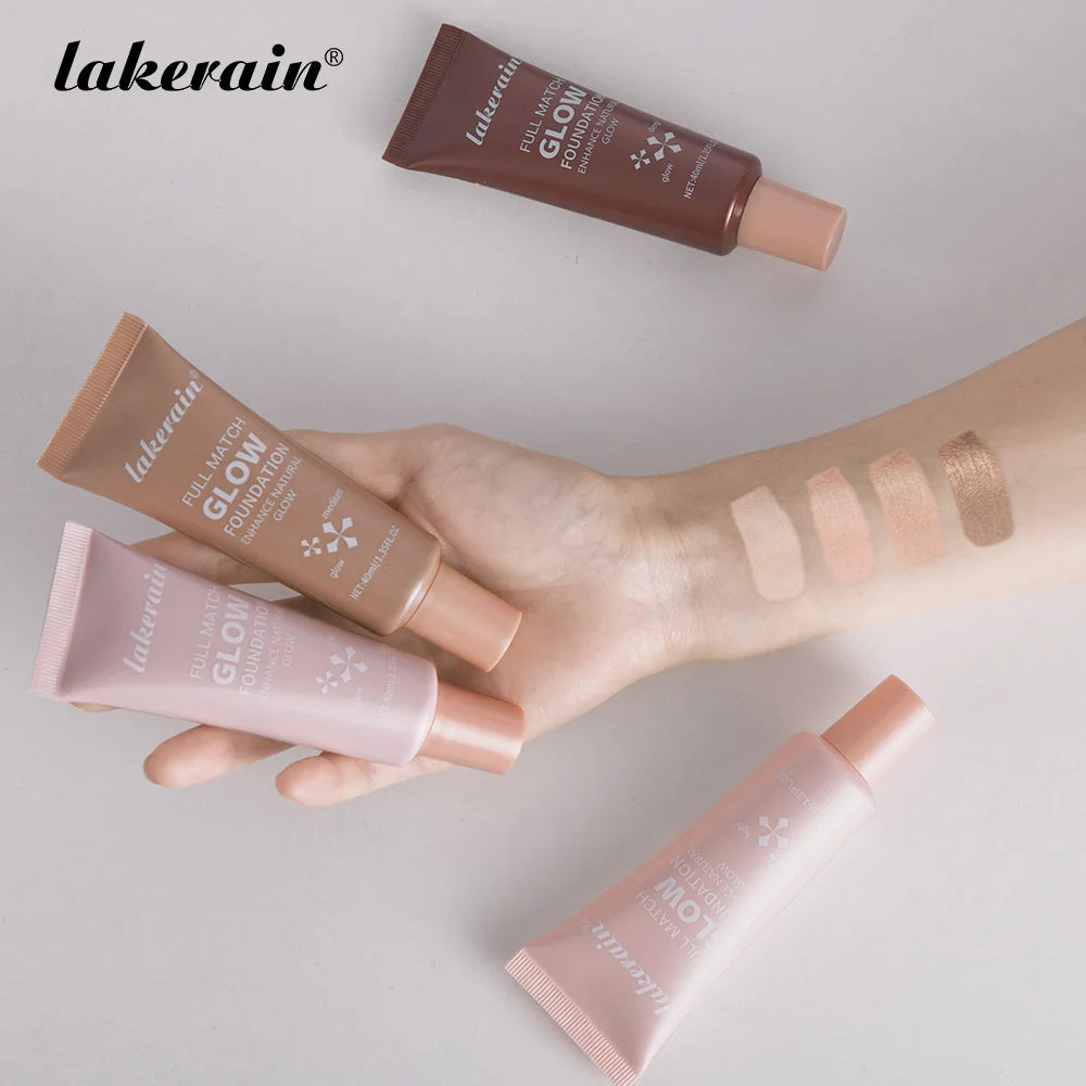 Glow Liquid Foundation Facial Bare Makeup Ultra Light Liquid Foundation Concealer Long Lasting Makeup And ContOuring Highlighter