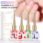 IDOL COLOR 15ml Cuticle Oil Nail Care Cuticle Vitamins Organic Nails Natural Oil Scented Cuticle Oil with Real Flowers