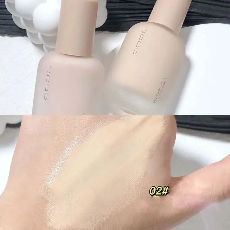 JOCO Yayasan Cecair Wajah Krim Liputan Penuh Concealer Pemutihan Pelembap Perlindungan Kalis Air Tempat Gelap Tatu Kontur Makeup