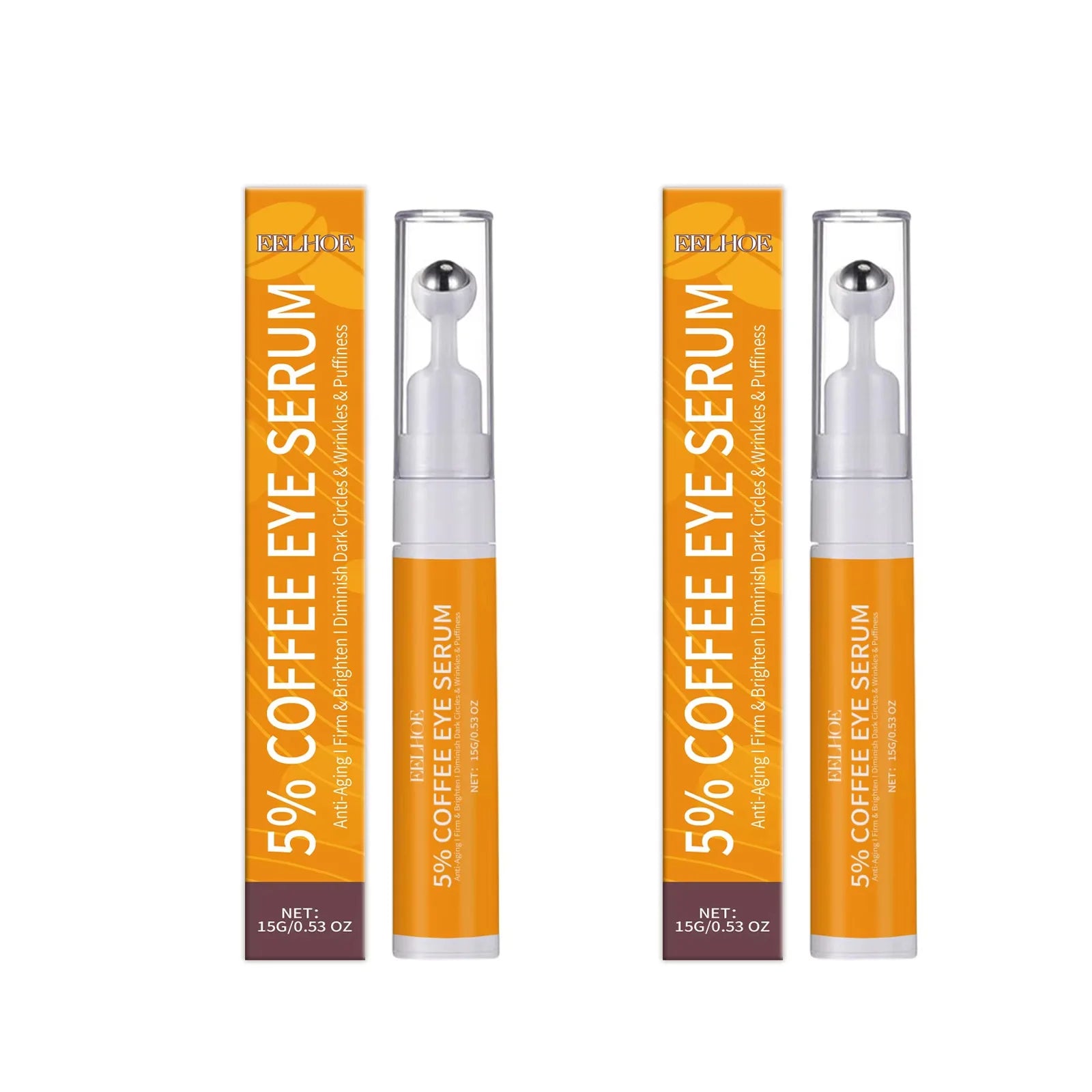 5% Coffee Eye Serum Collagen Lightens Dark Circles Bags Puffiness Fade Eye Fine Line Tighten Moisturizing Under Eyes Skin Care