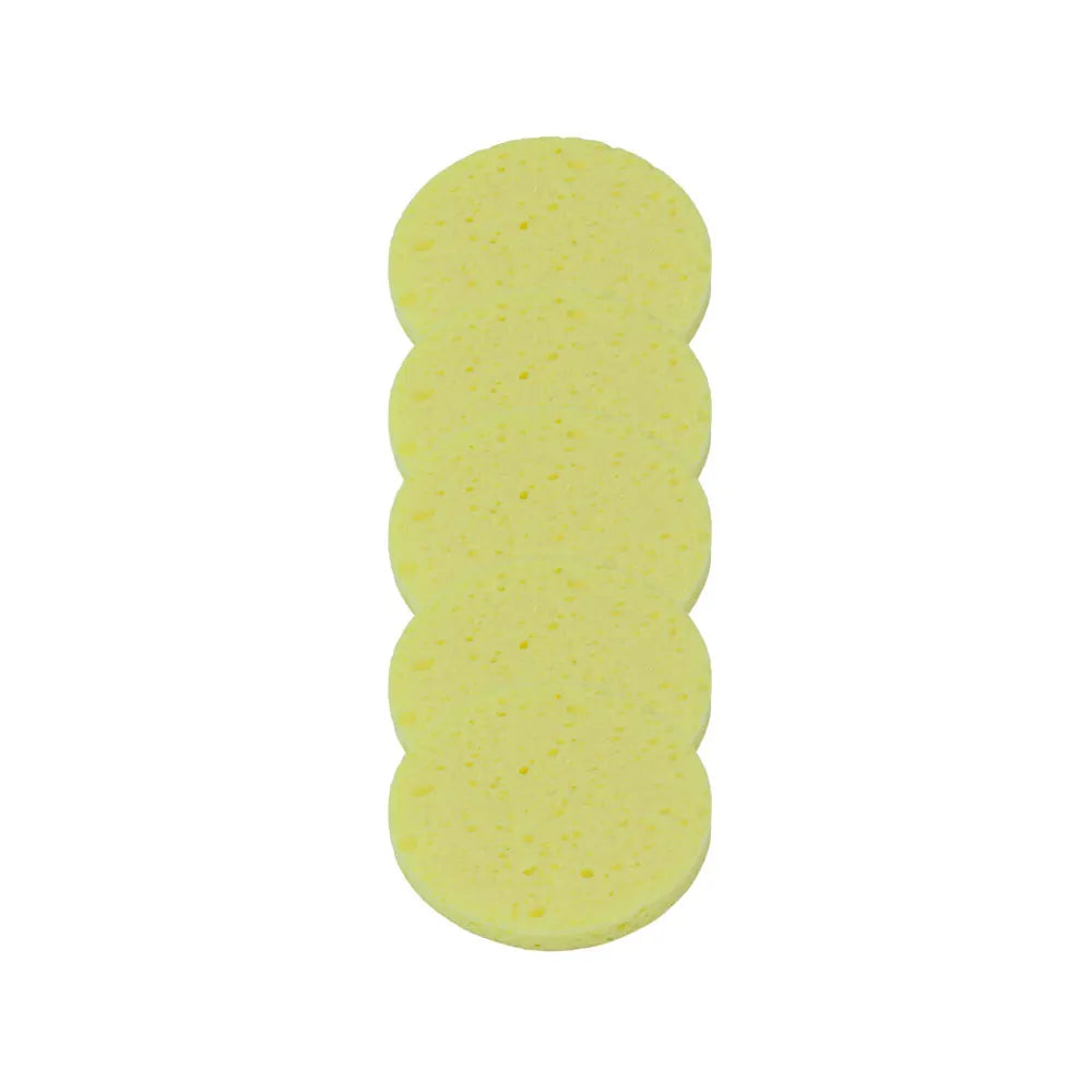 5/10pcs 6//8/10cm Face Round Makeup Remover Tool Natural Wood Pulp Sponge Cellulose Compress Cosmetic Puff Facial Washing Sponge