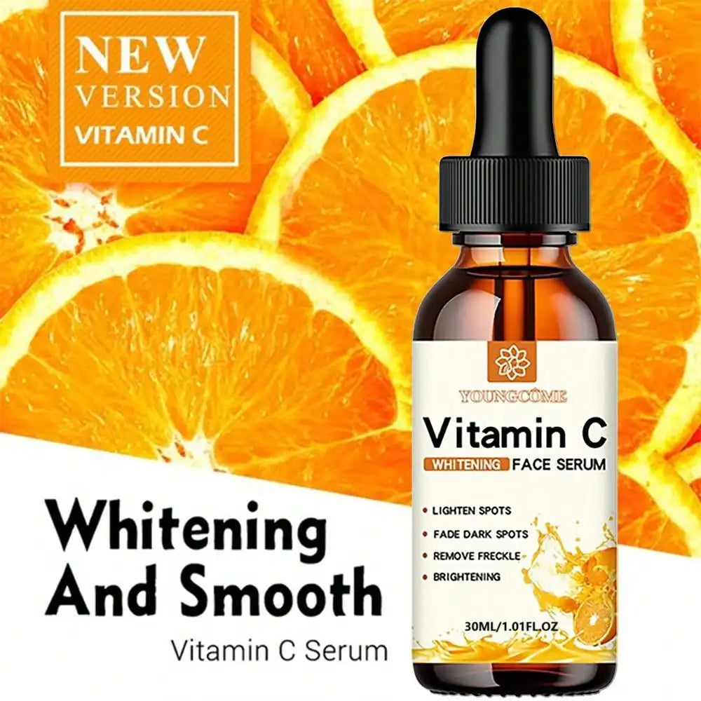 Vitamin C Facial Essence Contains Hyaluronic Acid Dark Spot Remover Moisturizing Repair Younger Essence Facial Skin Care 30ml