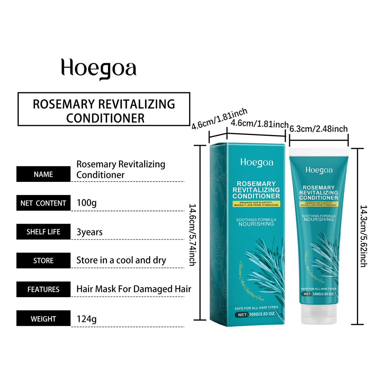 Organic Rosemary Hair Care Set Shampoo&Conditioner&Serum Nourish Strengthen Hair Roots Improve Dry Frizzy Hair Smooth Treatment