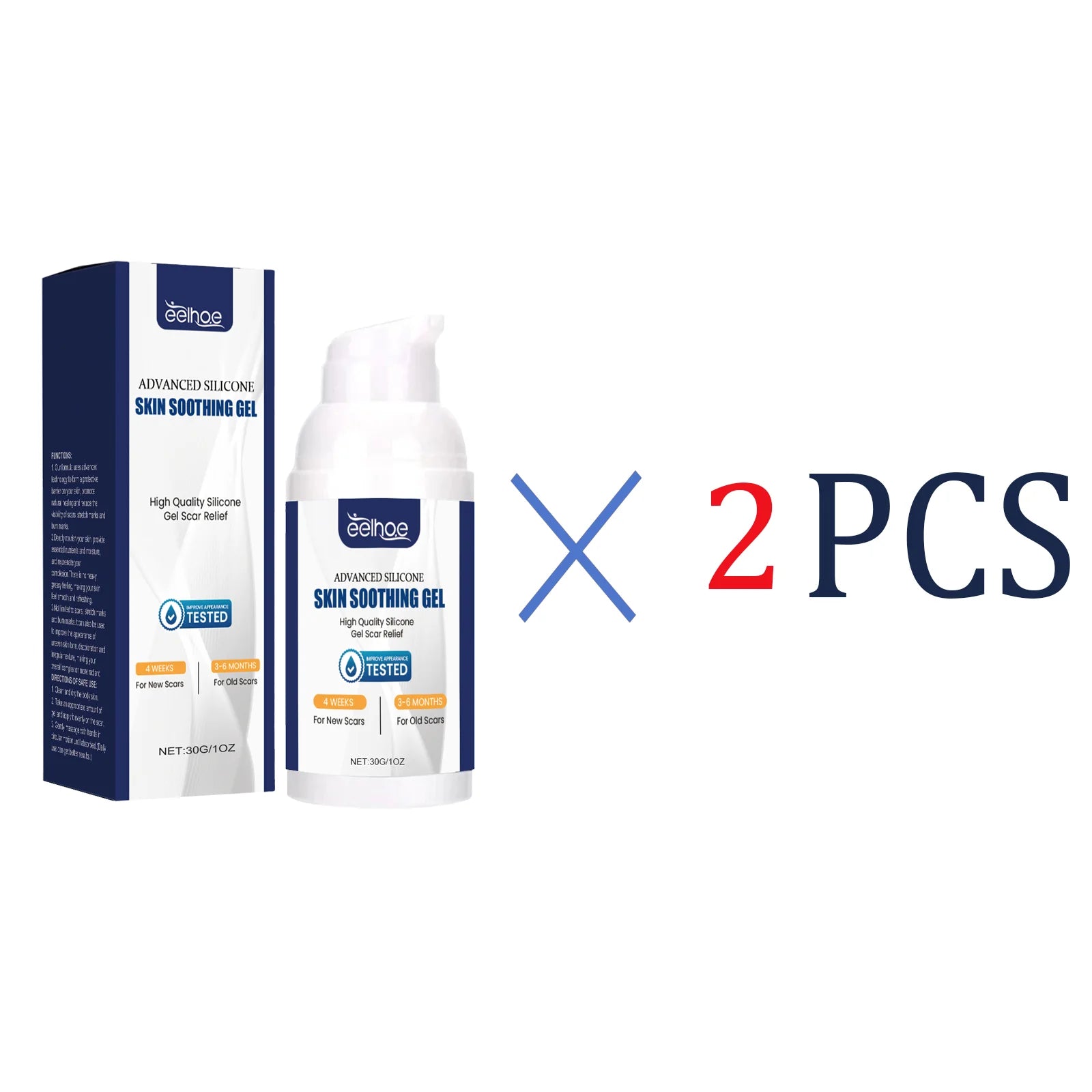 EELHOE Silicone Skin Scar Gel Retinol Niacinamide Scars Stretch Marks Burn Marks Deeply Nourish Skin Reduce Redness Swelling 30g