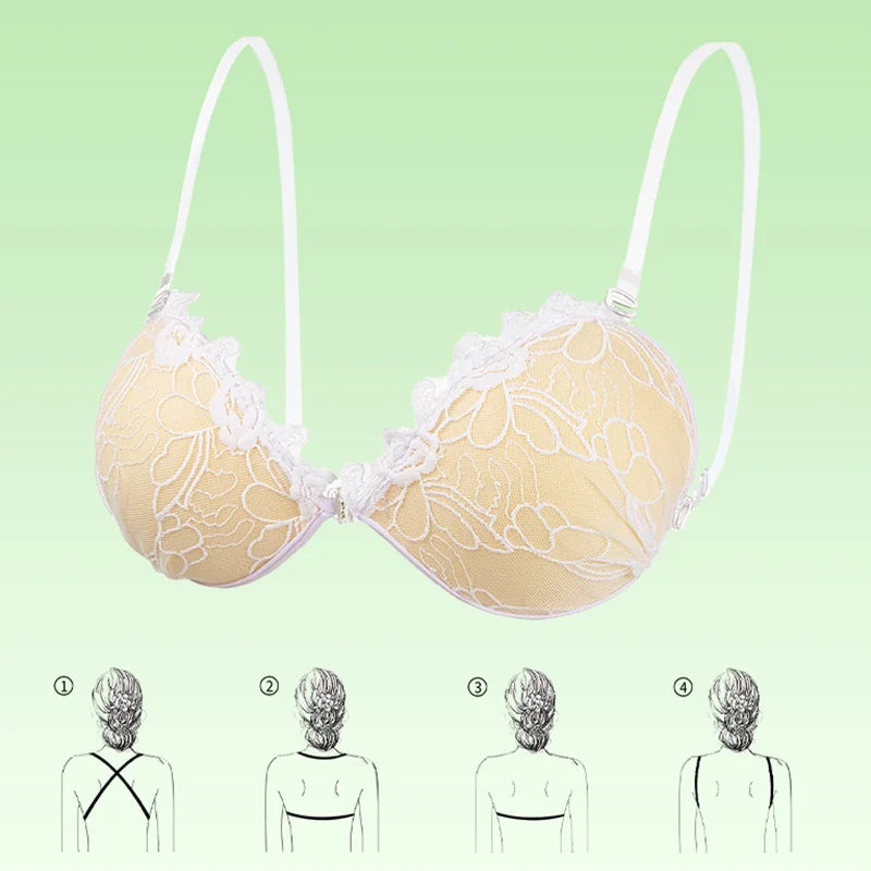 3CM Thick Lace Silicone Bra Invisible Self Adhesive Waterproof Tape Push-Up Anti-Slip Breast Lift Pasties Silico Nipple Stickers