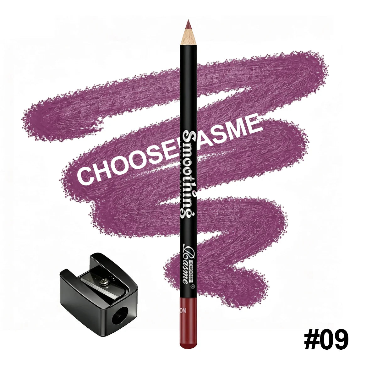 Smoothing Lip Liner Pencil, Waterproof Matte Lip Contour Lipstick, Long Lasting Makeup, Comes With Free Pencil Sharpener