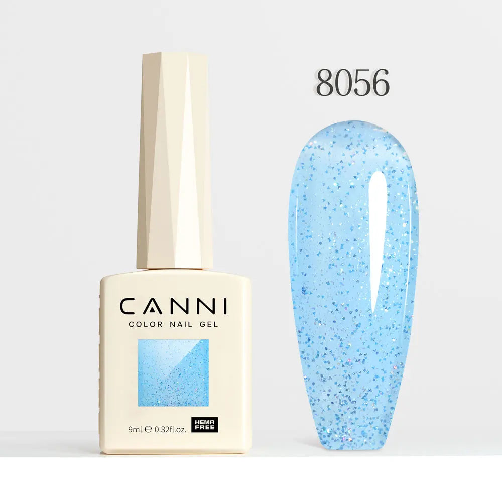CANNI HEMA FREE TPO FREE 9ml Glitter Silver Cat Magnetic Gel Nail Polish Galaxy Diamond Full Coverage Pigmented Gel for Nail