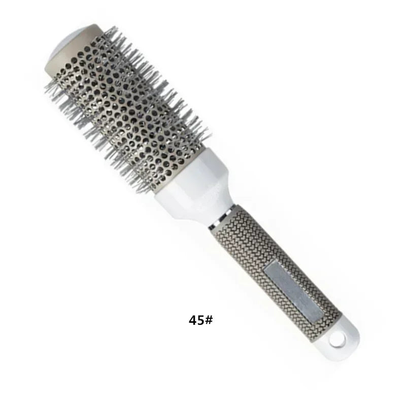 4 Sizes Professional Salon Styling Tools Round Hair Comb Hairdressing Curling Hair Brushes Comb Barrel Comb